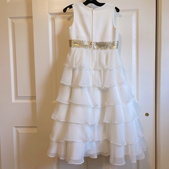 US Angels Organza Multilayer Ruffle Dress - Picture 12 of 14